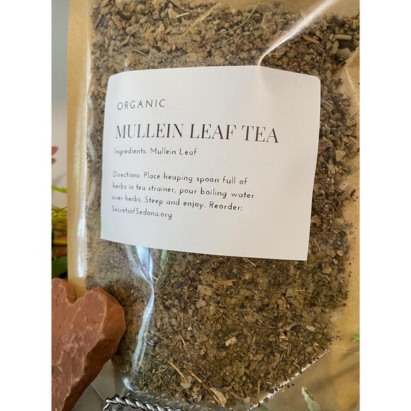 Organic Mullein Leaf Tea | Herbal Tea | Lung Cleansing Infusion - Picture 9 of 10